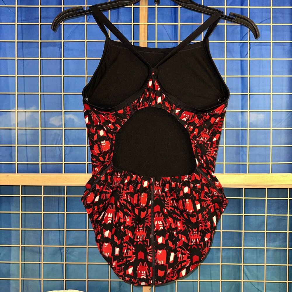 Rise Aquatics Swimwear 34 One Piece Racerback Keyhole Diving Swimsuit - Picture 5 of 6